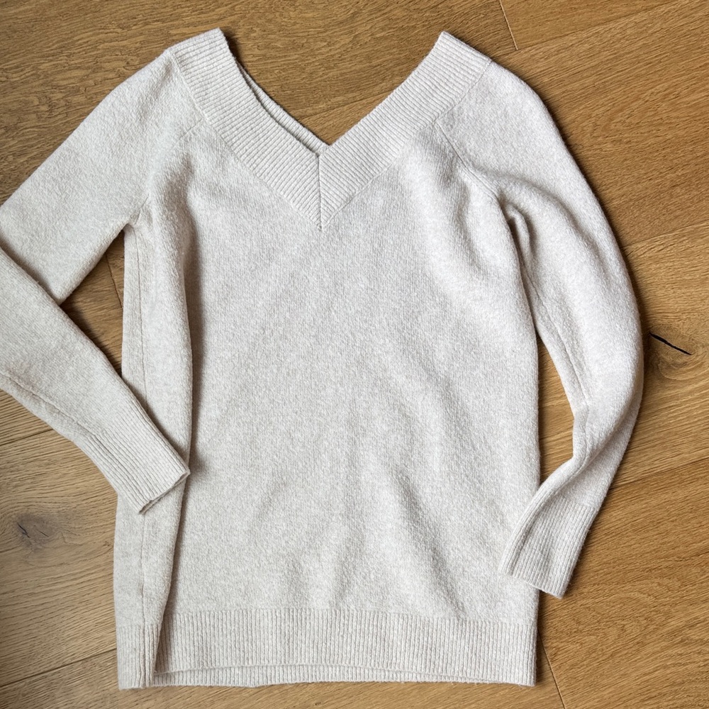 LOFT Merino Wool Blend Tunic Sweater